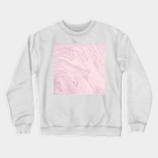 Pink marble  pattern Crewneck Sweatshirt